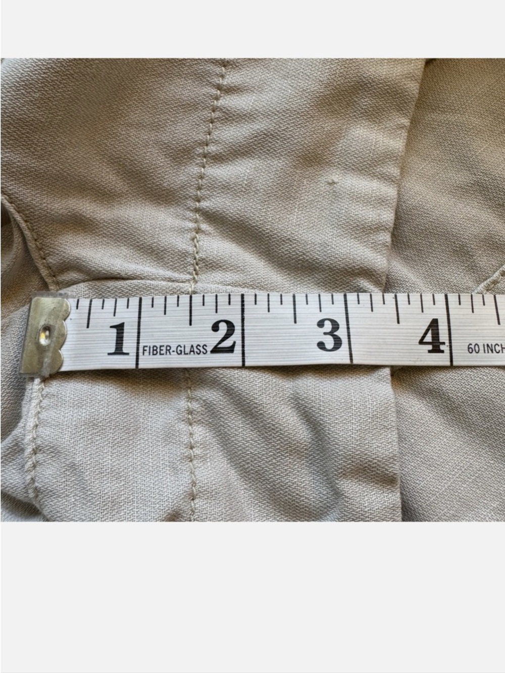 JOIE Shorts Womens X-Small Ivory Rainy Day Linen Blend High Rise Pleated Pockets - Picture 12 of 13